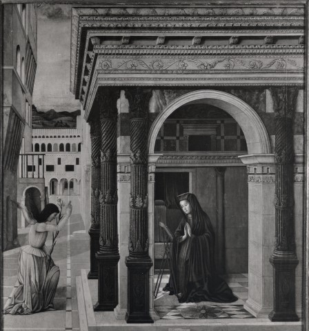 Anonimo — Bellini Gentile - sec. XV - Annunciazione — insieme